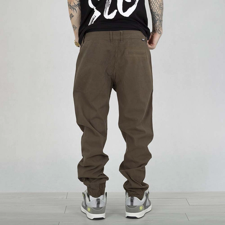 Spodnie Jogger Chino Prosto Geepz khaki