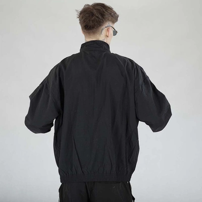 Kurtka Stoprocent Tracker Ćpaj Sport Redlective Logo czarna