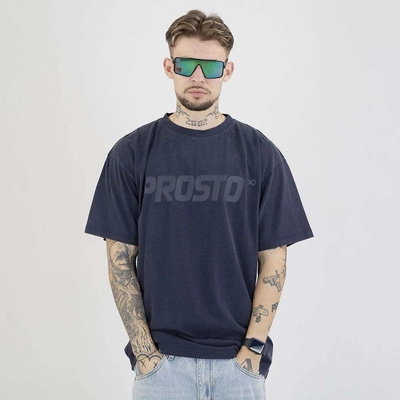 Koszulka Prosto Big Log granatowa sprana