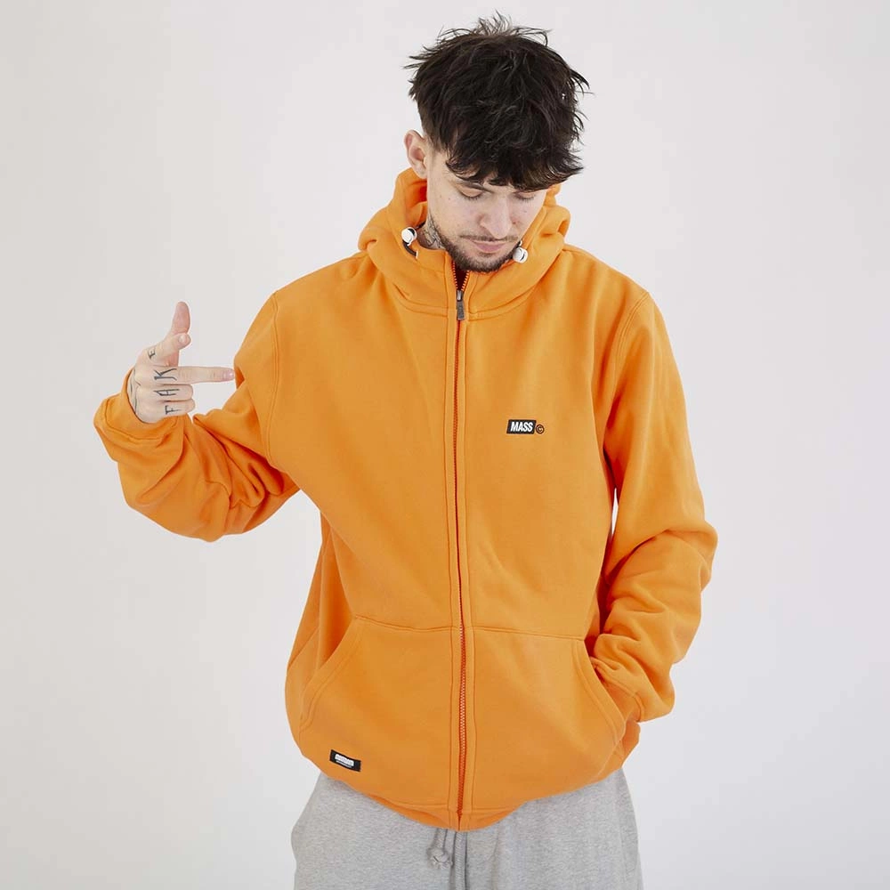 Bluza Hoodie Mass ZIP Mini Box pomarańczowa