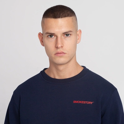 Smoke Story MULTISSG Bluza bez kaptura Granatowy