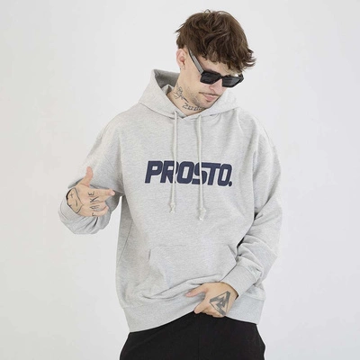 Bluza Prosto Hoodie Check szara