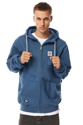 Bluza Hoodie Mass ZIP Patch niebieska