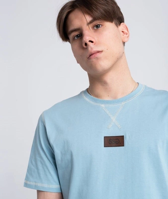 Smoke Story RENDER T-Shirt Błękitny