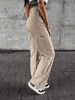 Spodnie Damskie Olavoga Deiven beżowe