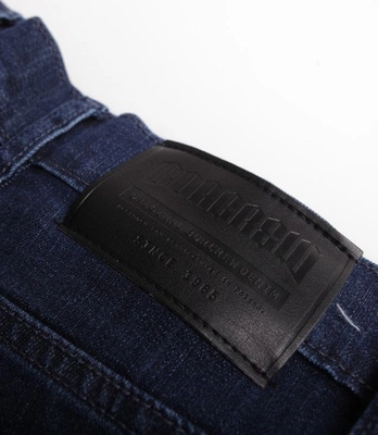 Biuro Ochrony Rapu-New Kwadrat Szorty Krótkie Spodnie Medium Jeans