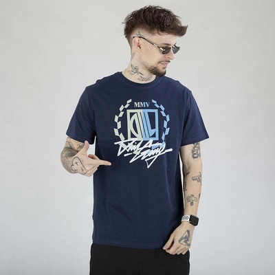 Koszulka Diil Laur Gang granatowa biała