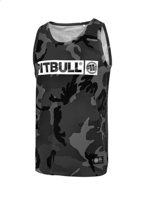 Tank top Pit Bull Slim Fit Hilltop czarny camo