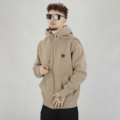 Bluza Pit Bull Hoodie ZIP Terry Small Logo beżowa