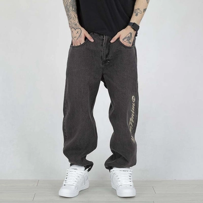 Spodnie Mass Jeans Extra Baggy Fit Initials black washed