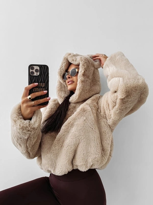 Bluza Olavoga Hoodie Eliolie beżowa