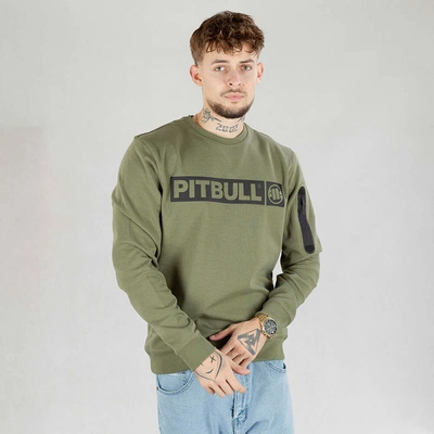 Bluza Pit Bull Crewneck Beyer oliwkowa