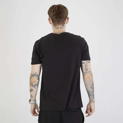 Koszulka Alpha Industries Basic Foil Print 100501FP czarna srebrna