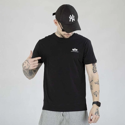 Koszulka Alpha Industries Basic Small Logo 188505 czarna