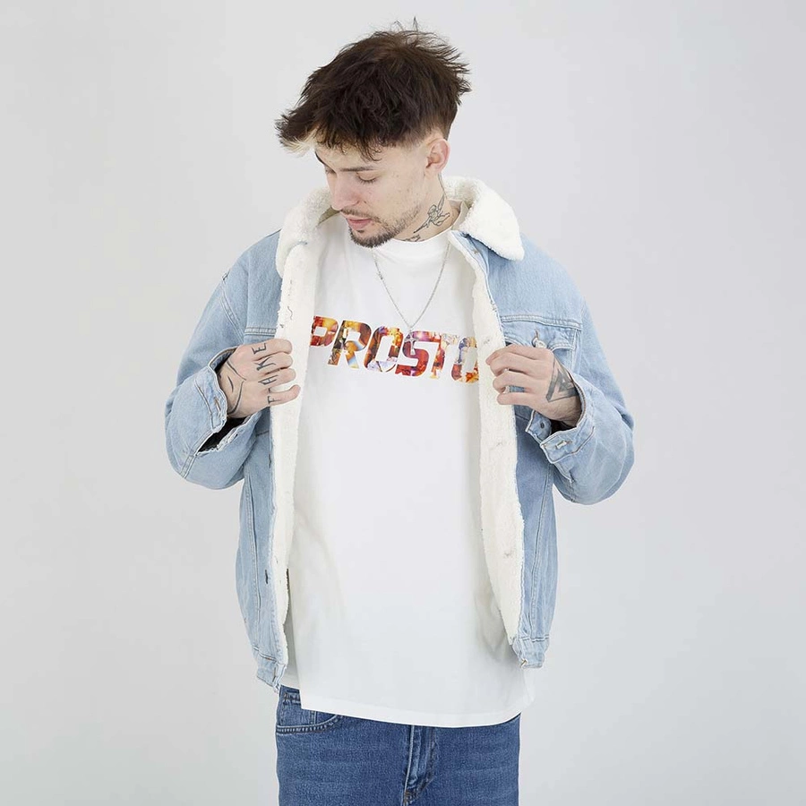 Kurtka I8 Denim Katana Jeansowa jasna niebieska