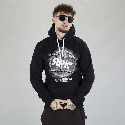 Bluza Hoodie Ciemna Strefa CS RPK Kółko Drut Kolczasty czarna