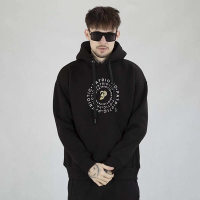 Bluza Patriotic Hoodie Circle Laur czarna