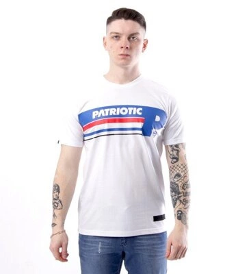 Patriotic-Futura Lanes T-shirt Biały