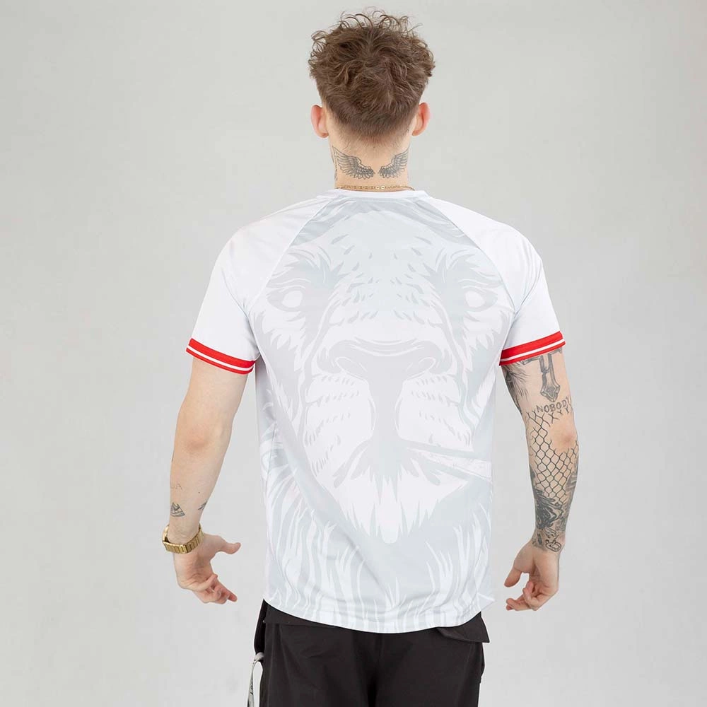 Koszulka Dudek P56 Palę Sobie Grass Lion Football biała