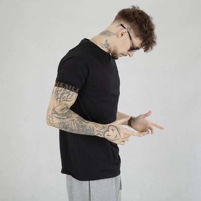 Koszulka SikSilk Tech SS-26770 czarna