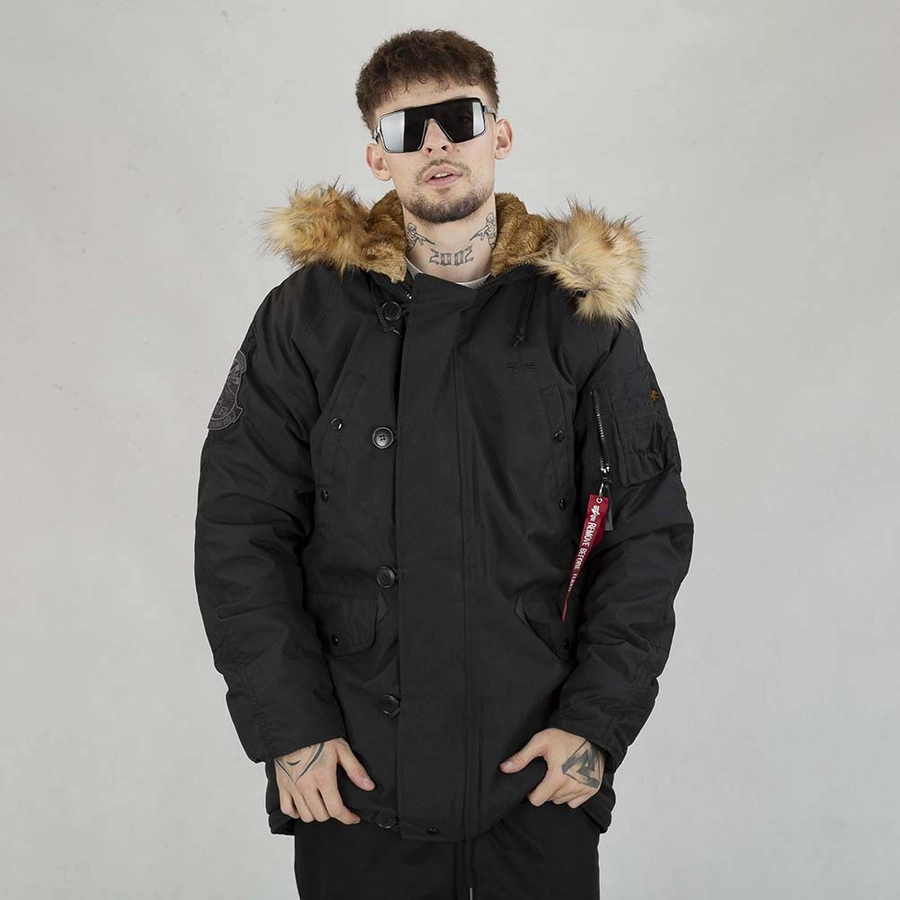 Kurtka Zimowa Alpha Industries Explorer 193128 czarna