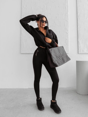 Bluza Olavoga Hoodie ZIP Linos czarna