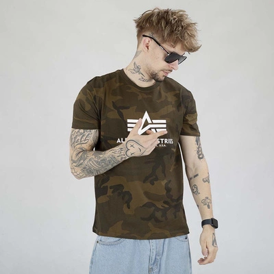 Koszulka Alpha Industries Basic 100501C oliwkowa camo