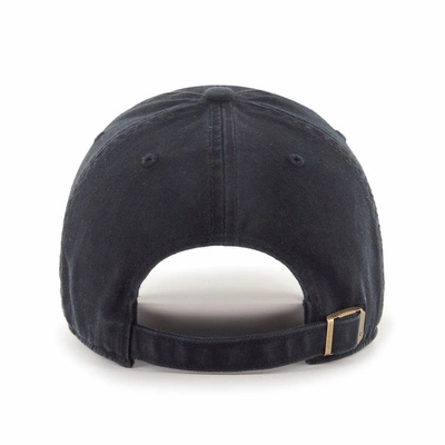 Czapka 47 Brand MLB Los Angeles Dodgers '47 CLEAN UP czarna