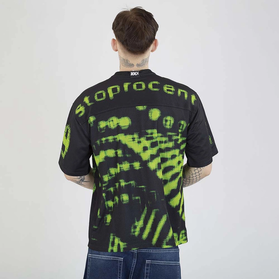 Koszulka Stoprocent Jersey Bullet czarny zielony
