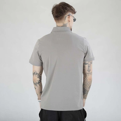 Koszulka Polo Pit Bull Jersey Small Logo szara