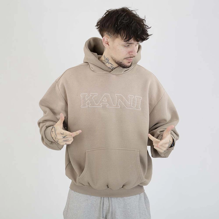 Bluza Karl Kani Hoodie Retro Washed OS PD00007534 beżowa
