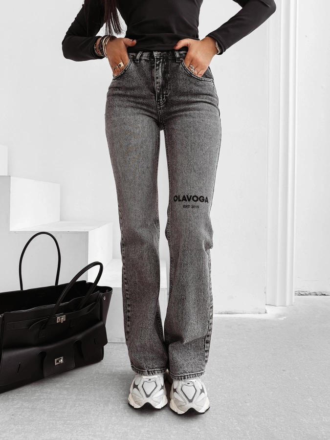 Spodnie Damskie Olavoga Zoio szare