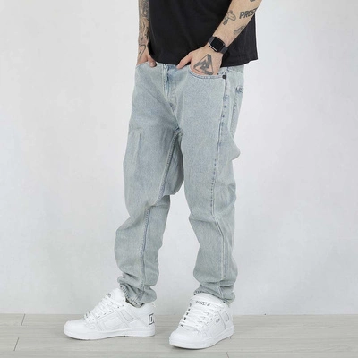 Spodnie Mass Regular Fit Box jasne niebieskie