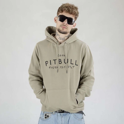 Bluza Pit Bull Hoodie Mt Fuji szara oliwka