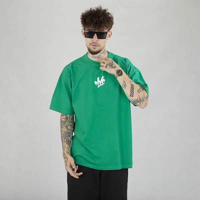 Koszulka Nice View Brand Small Front zielono biała