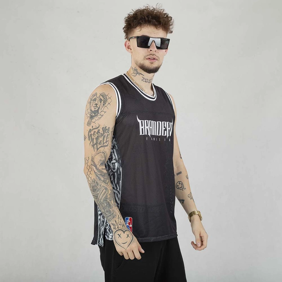 Tank Top Brain Dead Familia Basketball Horns czarny