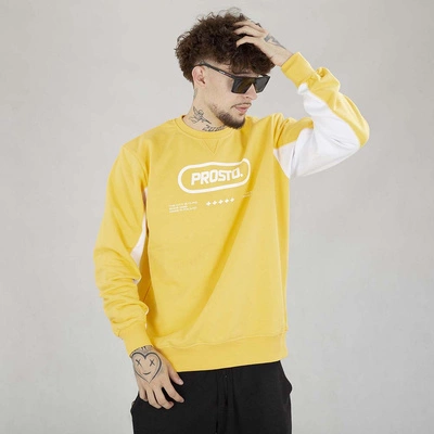 Bluza Prosto Crewneck Rounds żółta