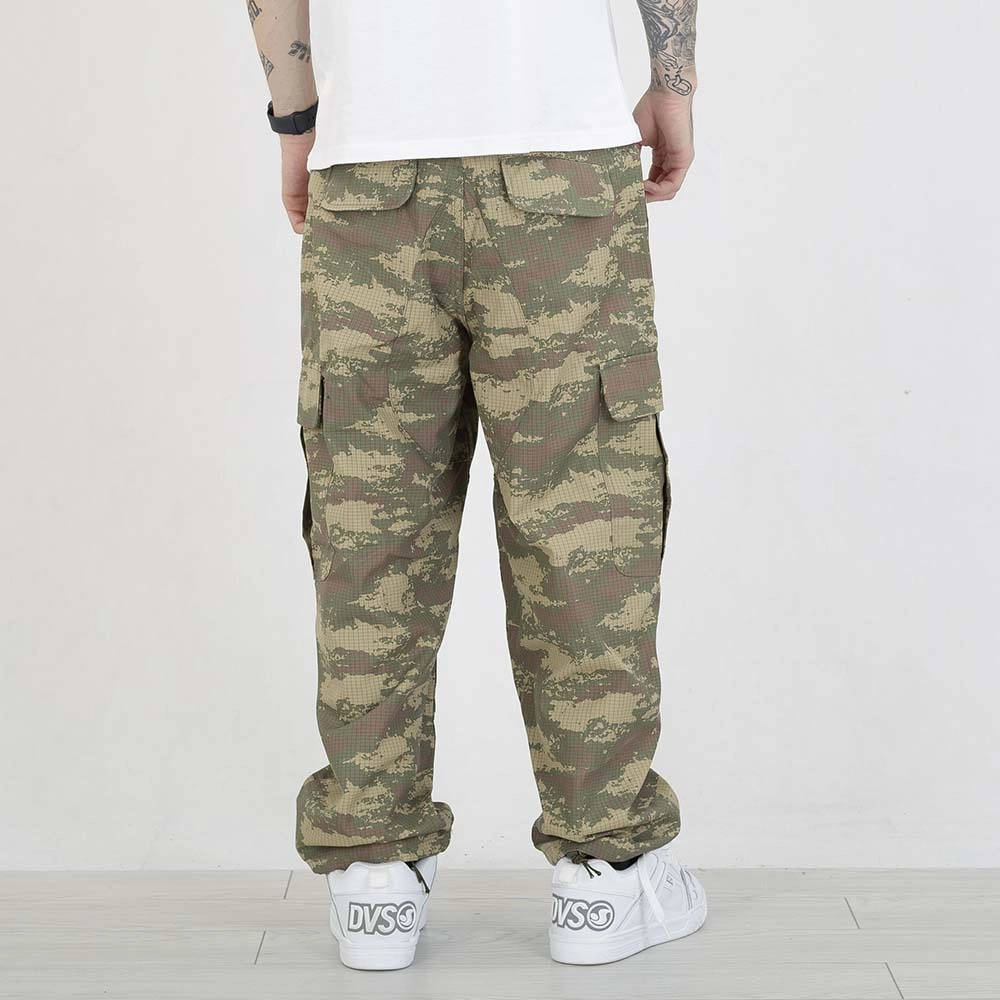 yu★★BRIEFING BIG BEAT CARGO … Spodnie Jigga Wear Baggy Crown Cargo oliwkowe - najlepsza