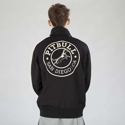 Bluza Pit Bull Crewneck Zip San Diego CA czarna