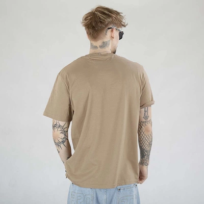 Koszulka Pit Bull Small Logo ciemna beżowa