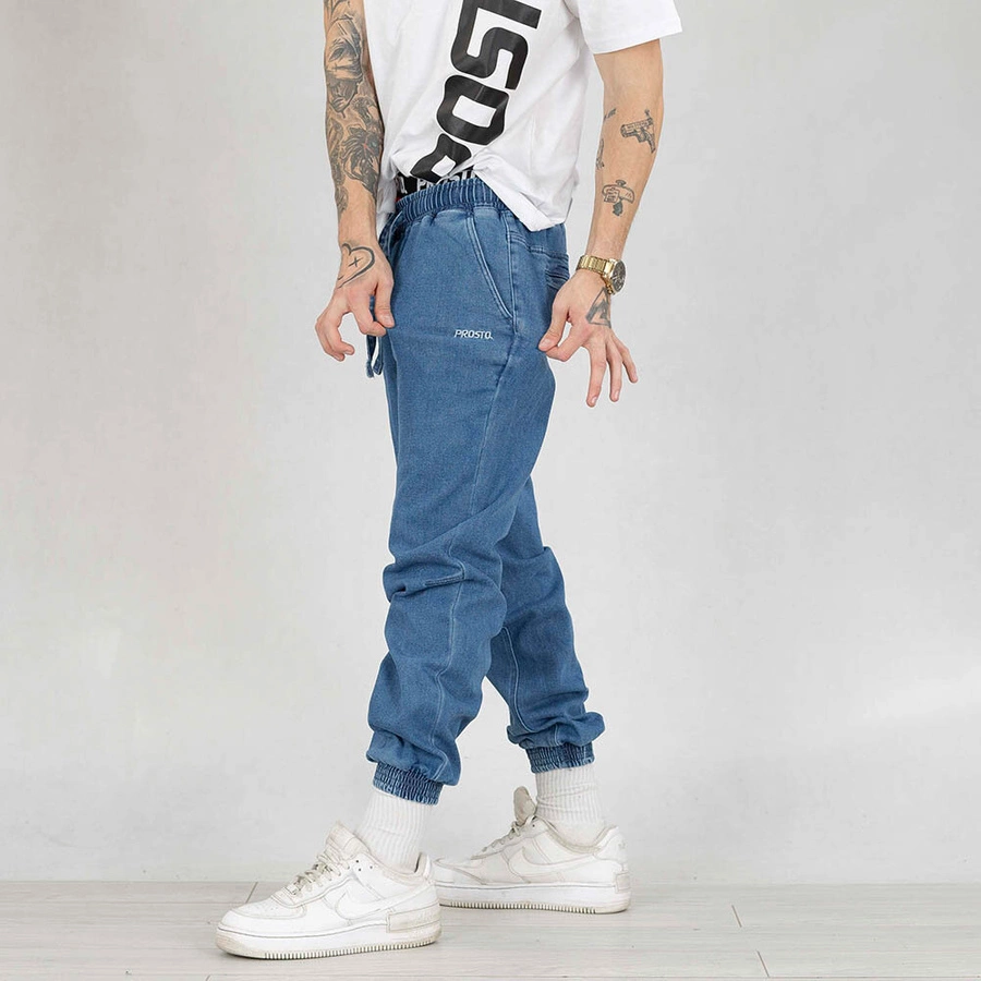 Spodnie Prosto Jogger Jeans Pazy blue