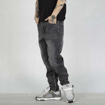 Spodnie Regular Prosto Hopler szare