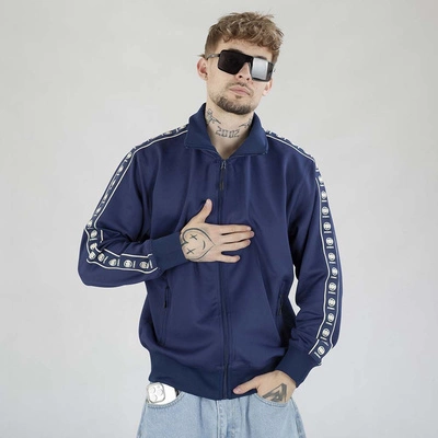 Bluza Pit Bull Crewneck Zip Powers niebieska