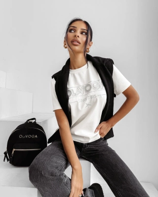 Koszulka Olavoga Black Prince ecru