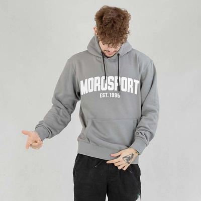 Bluza Hoodie Moro Sport Big University grafitowa