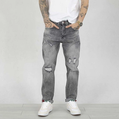 Spodnie Regular I8 Denim BOY23 light grey jeans