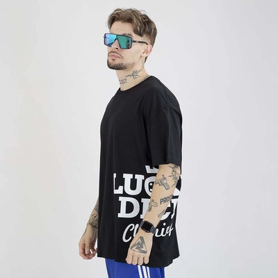 T-shirt Lucky Dice Frontback czarno biała