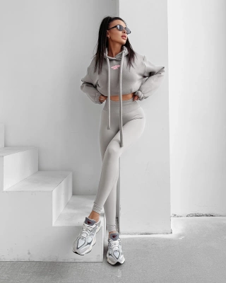 Bluza Olavoga Hoodie Frost Layer szara