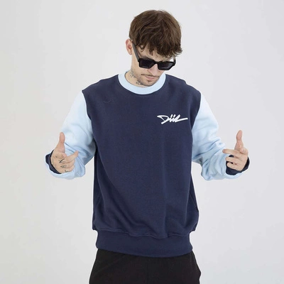 Bluza Diil Crewneck Dill Double granatowa błękitna
