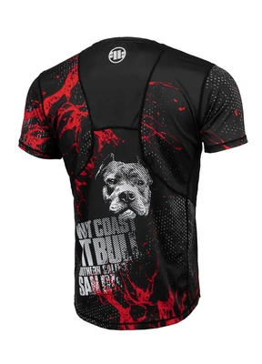 Koszulka Sportowa Pit Bull Mesh Blood Dog 2 czarna